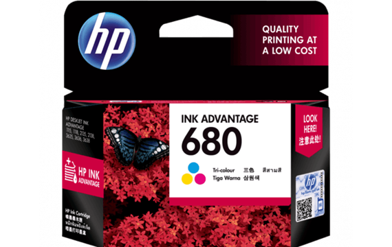HP 680 号 Ink Advantage 黑色彩色原装墨盒